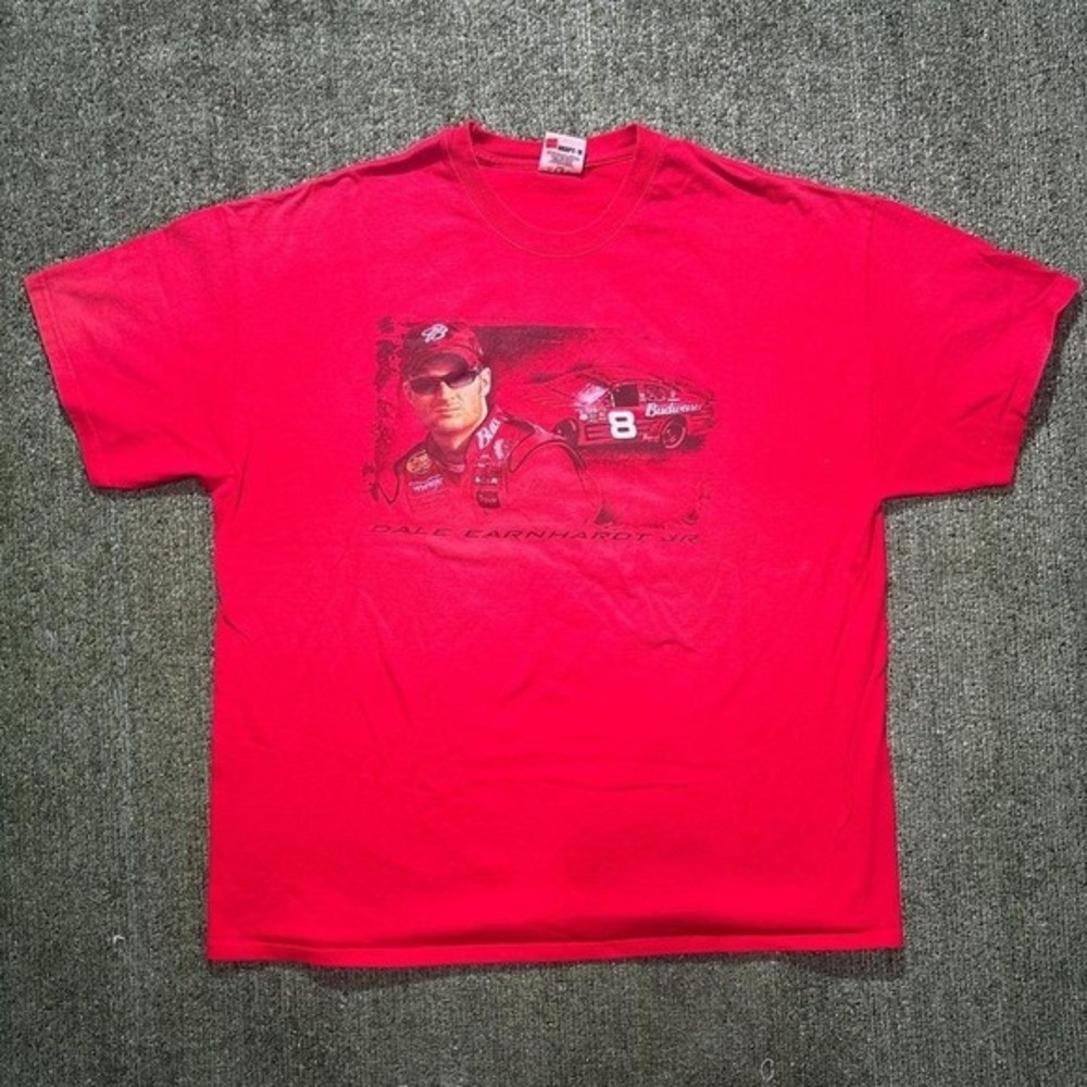 Vintage NASCAR Dale Earnhardt double sided graphic red t-shirt Mens Size XXL